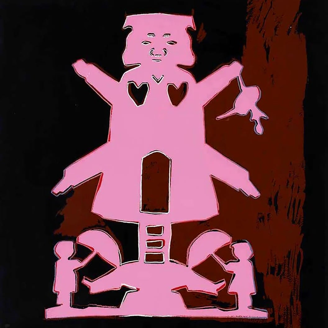 Andy Warhol (American, 1928-1987) Silkscreen: Andy Warhol (American, 1928-1987) Silkscreen. Hans Christian Andersen, FS 397, "1987". 38.00 x 38.00 inches. Please be aware that all lots in our auctions are sold "AS IS," in accordance with the
