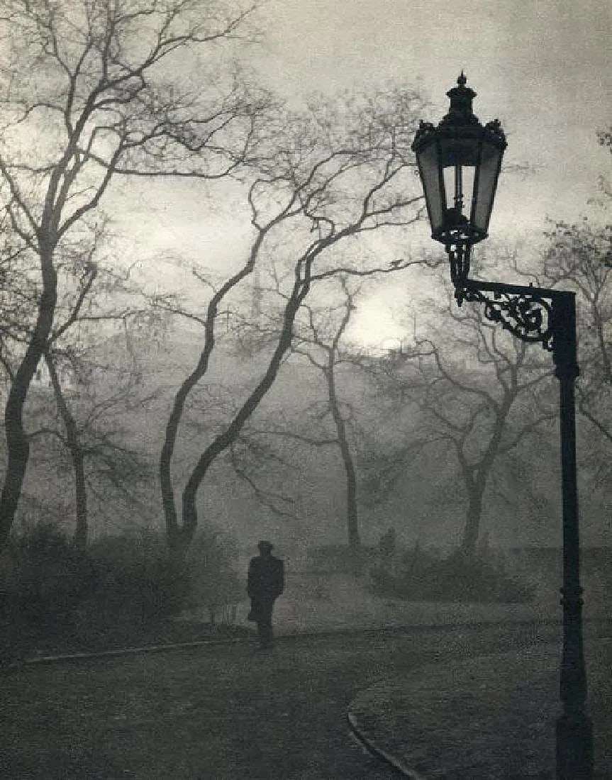 Vaclav Jiru (Czech,1910–1980) Print: Vaclav Jiru (Czech,1910–1980) Print. Park at Dusk. Printed in 1949. 7.00 x 9.00 inches. Please be aware that all lots in our auctions are sold "AS IS," in accordance with the Terms & Conditions of