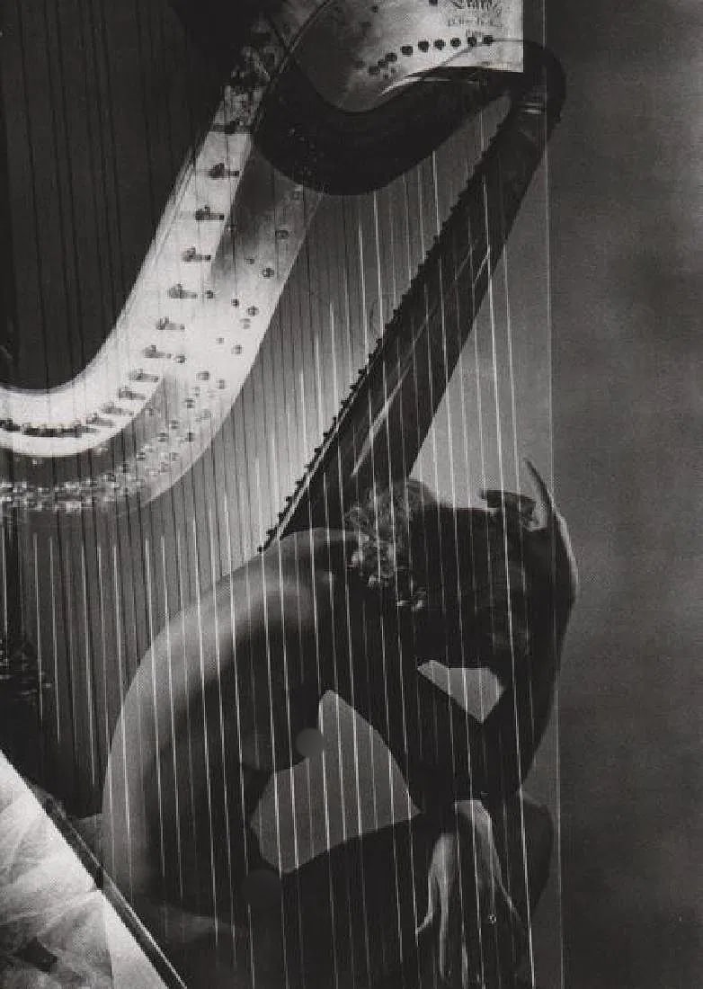 Horst (German-American,1906–1999) Print: Horst (German-American,1906–1999) Print. Lisa and Harp, Paris, "1939". Printed in 1992. 9.00 x 12.00 inches. Please be aware that all lots in our auctions are sold "AS IS," in accordance with the