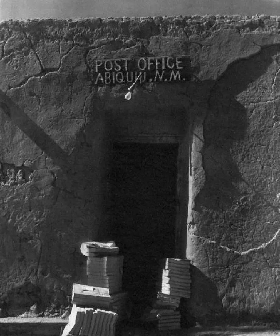 Todd Webb (American, 1905–2000 ) Print: Todd Webb (American, 1905–2000 ) Print. Post Office, Abiquiu N. M. 1962. Printed in 1984. 9.00 x 11.00 inches. Please be aware that all lots in our auctions are sold "AS IS," in accordance with the