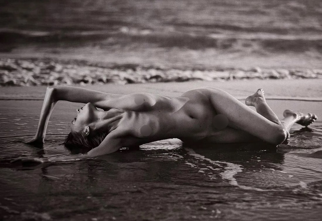 Nude, Contemporary Print: Nude, Contemporary Print. Fabien Queloz (Swiss). Printed in 2019, China. 8.00 x 5.50 inches. Please be aware that all lots in our auctions are sold "AS IS," in accordance with the Terms & Conditions