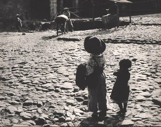 Nell Dorr (American,1893-1988) Print: Nell Dorr (American,1893-1988) Print. Children - Oaxaca. Printed in 1962. 13.00 x 10.00 inches. Please be aware that all lots in our auctions are sold "AS IS," in accordance with the Terms & Condition