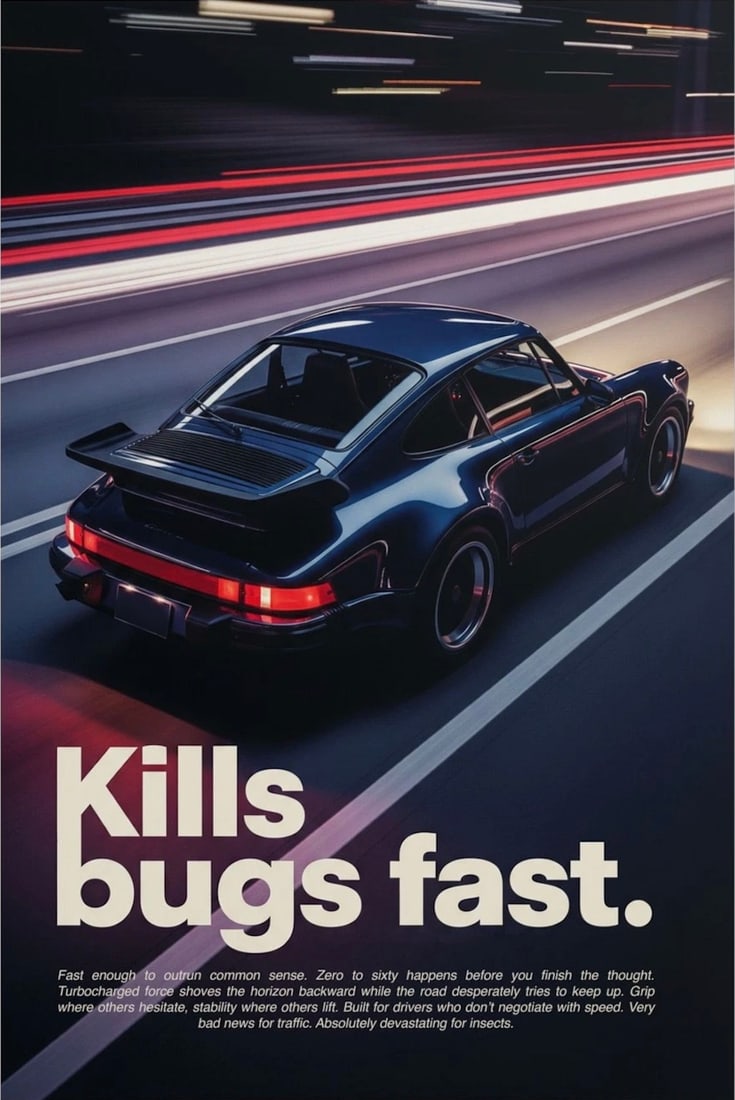 After Porsche Poster: Porsche Poster. Medium size. Not hand-signed unless otherwise stated. Photomechanical print after the artistâ€™s original work. Lots that contain nudity have been partially obscured i