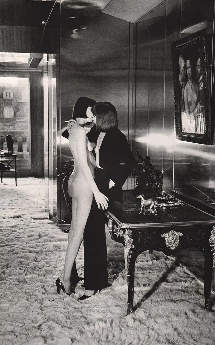 Helmut Newton (German-Australian ,1920-2004) Print: Helmut Newton (German-Australian,1920-2004) Print. Mannequins. Photogravure, Printed in 1979. 9.00 x 14.00 inches. Printed during the artistâ€™s lifetime. Not hand-signed unless other