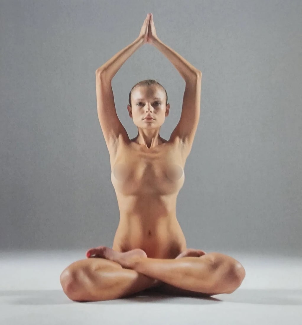 Petter Hegre (Norwegian, b. 1969) Print: Petter Hegre (Norwegian, b. 1969) Print. Yoga. Nude. Printed in 2015, Germany. Photogravure/Heliogravure. 9.00 x 7.00 inches. Not hand-signed unless otherwise stated. Lots that contain nudity have