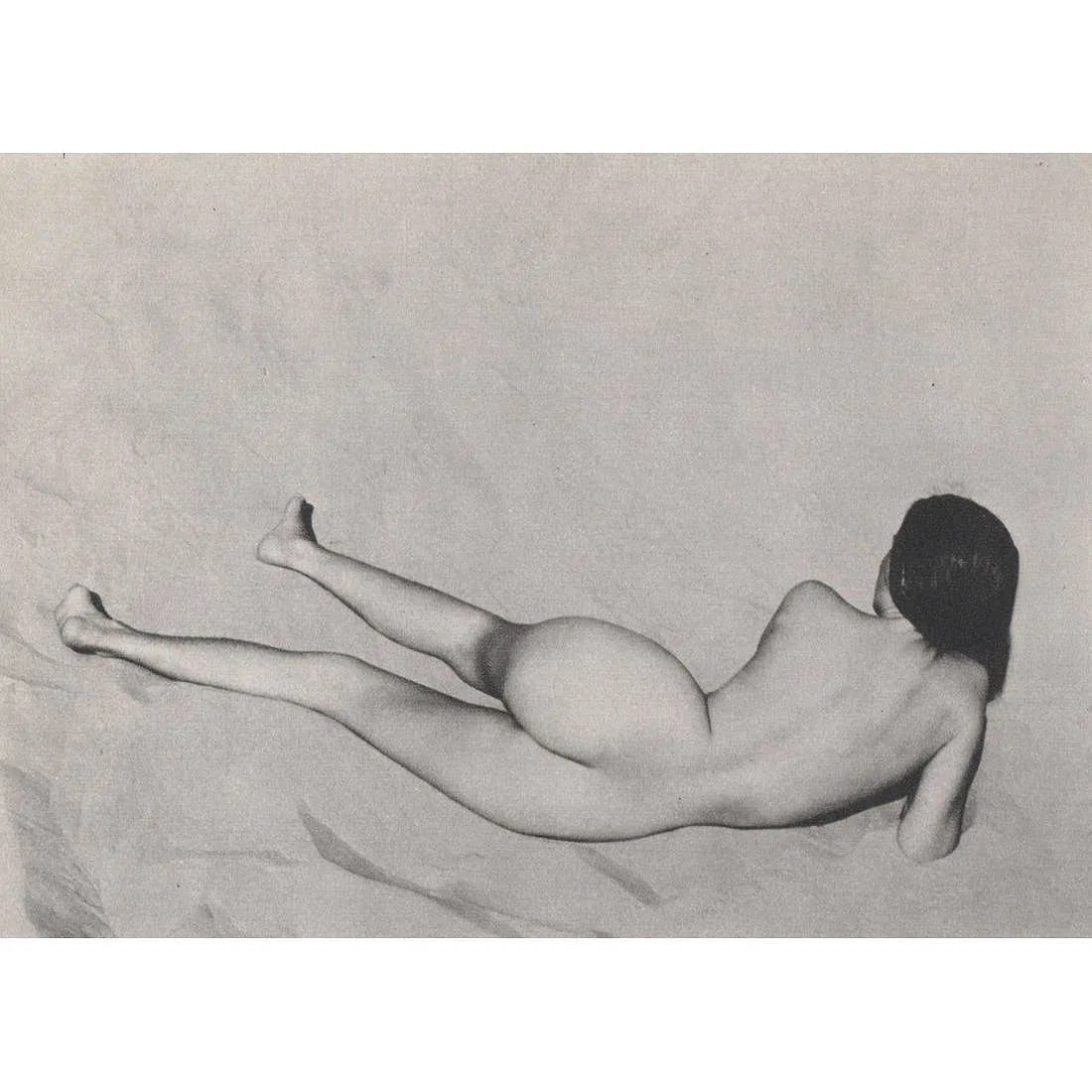Edward Weston (American, 1886-1958) Print: Edward Weston (American, 1886-1958) Print. Nude. Photogravure, Printed in 1960s, Netherlands. 4.75 x 6.50 inches. Not hand-signed unless otherwise stated. Lots that contain nudity have been partially 