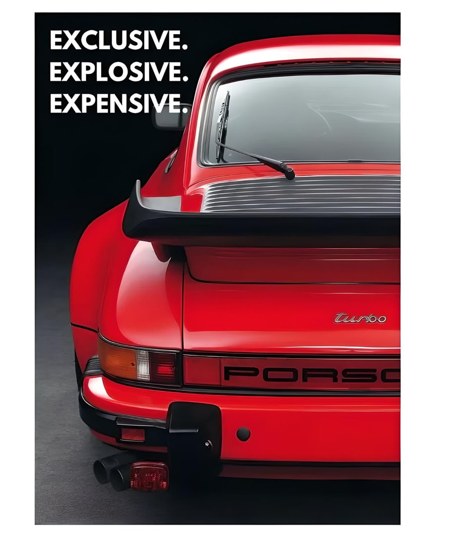 After Porsche Poster: Porsche Poster. Medium size. Not hand-signed unless otherwise stated. Photomechanical print after the artistâ€™s original work. Lots that contain nudity have been partially obscured i