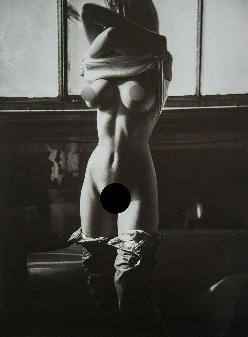 Herve Lewis (French, b. 1961) Print: Herve Lewis (French, b. 1961) Print. Undressing. Photogravure, Printed in 2000, France. 9.50 x 13.00 inches. Not hand-signed unless otherwise stated. Lots that contain nudity have been partially