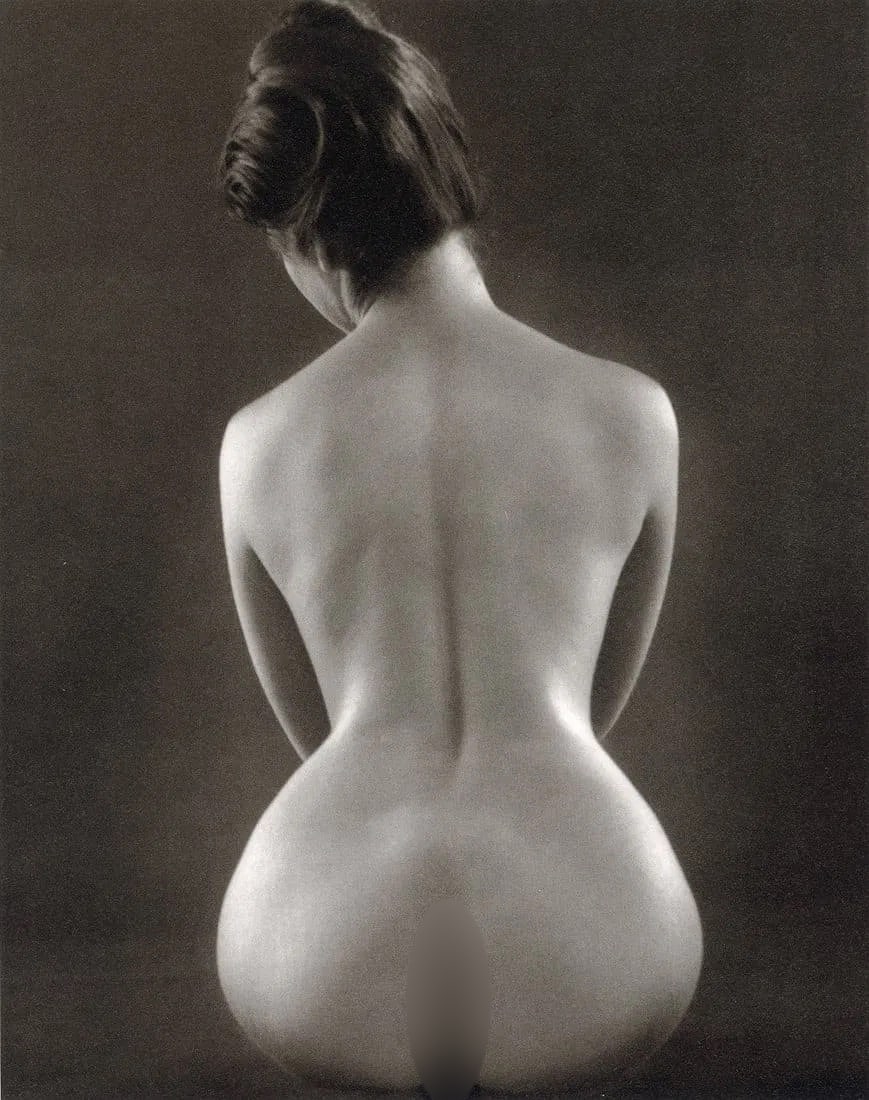 Ruth Bernhard (American,1905-2006) Print: Ruth Bernhard (American,1905-2006) Print. Hourglass, "1971". Photogravure, Printed in 1986, USA. 6.65 x 8.45 inches. Printed during the artistâ€™s lifetime. Not hand-signed unless oth