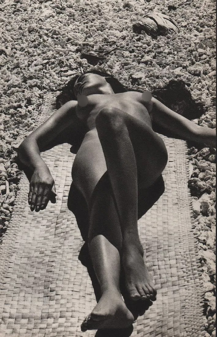 Adolphe Sylvain (French-Tahitian ,1920-1991) Print: Adolphe Sylvain (French-Tahitian,1920-1991) Print. Nude. Photogravure, Printed in 1967. 5.50 x 8.50 inches. Printed during the artistâ€™s lifetime. Not hand-signed unless otherwise