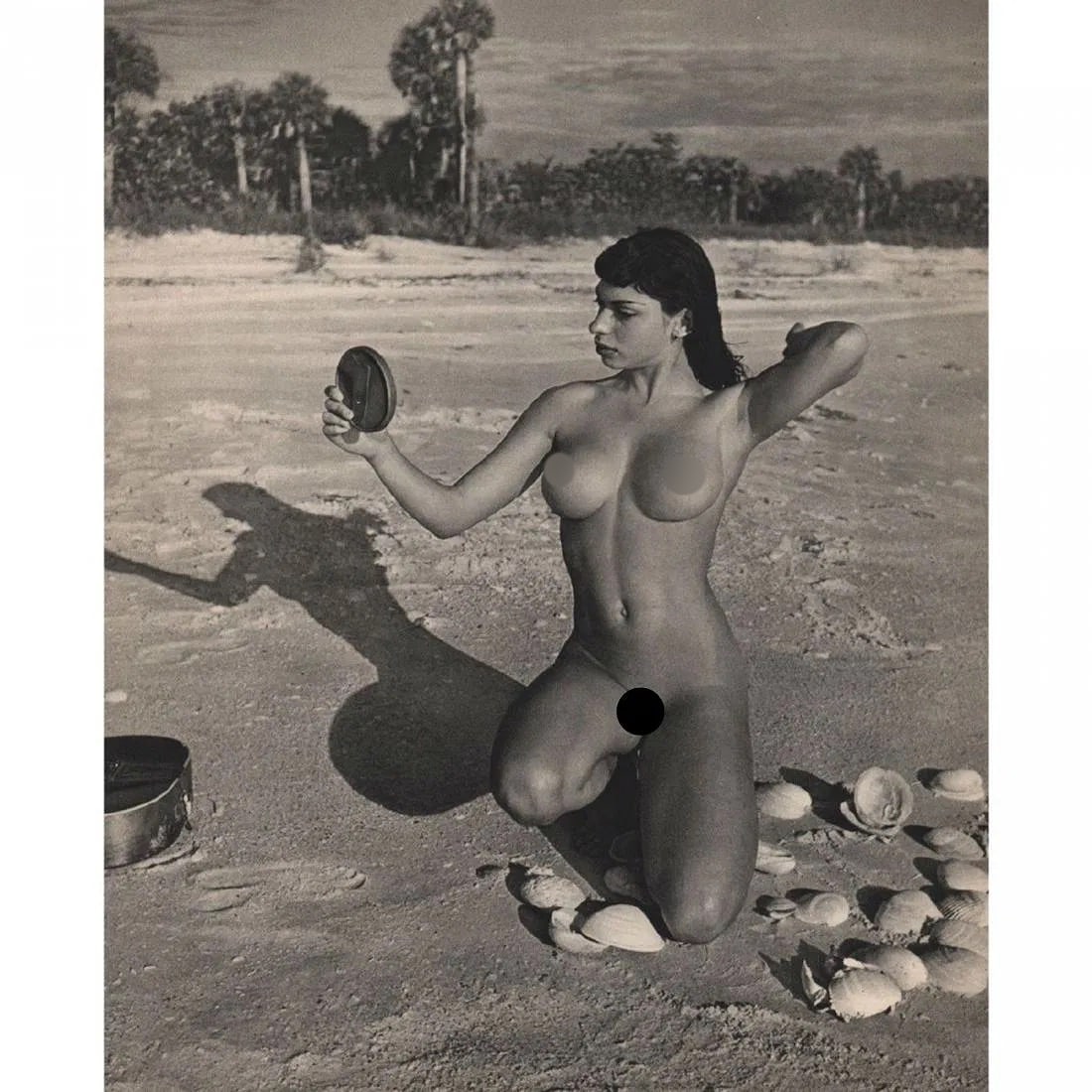Andre de Dienes (Hungarian-American, 1913-1985) Print: Andre de Dienes (Hungarian-American, 1913-1985) Print. Nude. Photogravure, Printed in 1950s, France. 8.25 x 10.50 inches. Printed during the artistâ€™s lifetime. Not hand-signed