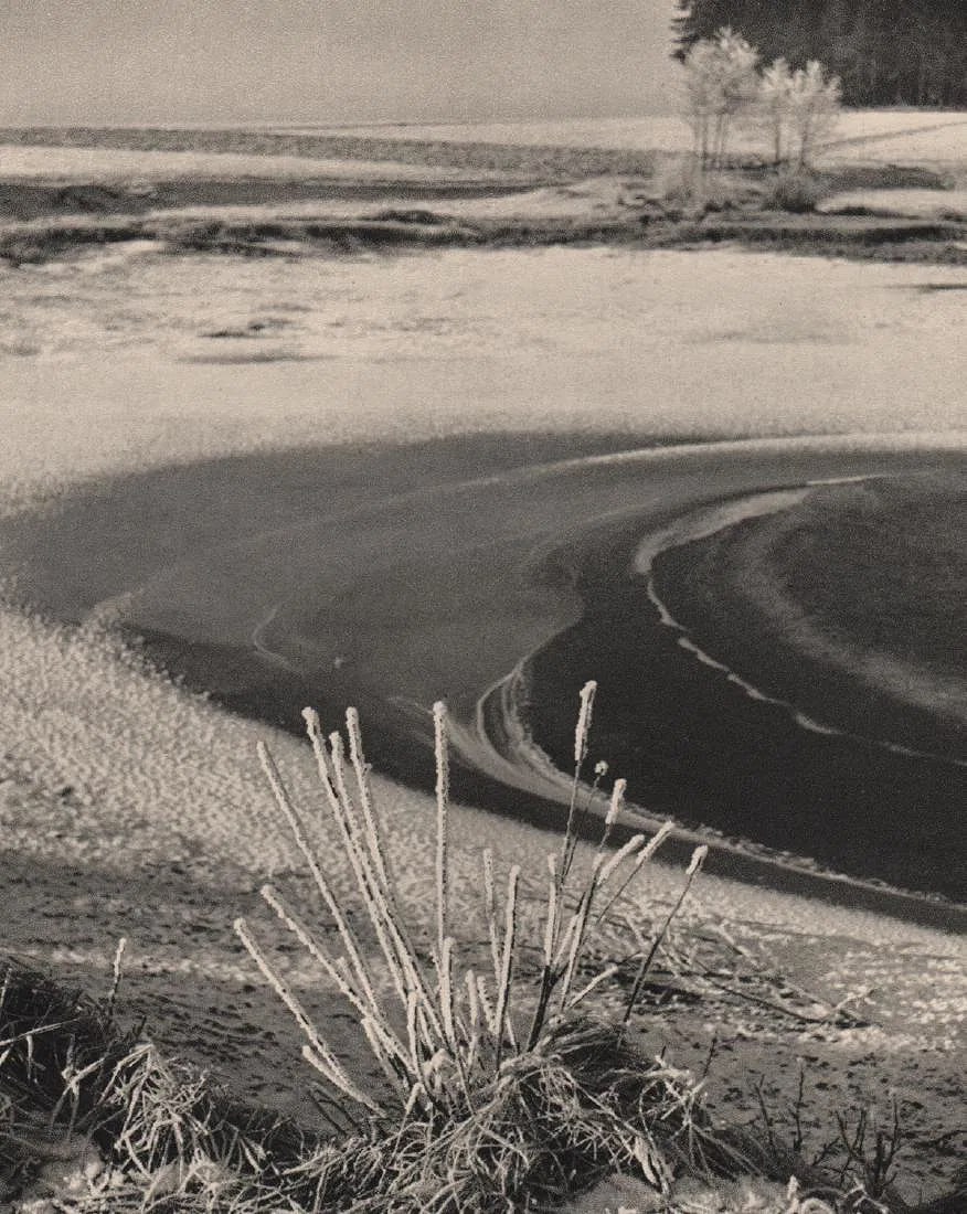 Josef Pelech Print: Josef Pelech Print. A Winter Landscape. Photogravure, Printed in 1938. 6.00 x 7.50 inches. Not hand-signed unless otherwise stated. Lots that contain nudity have been partially obscured in the listing