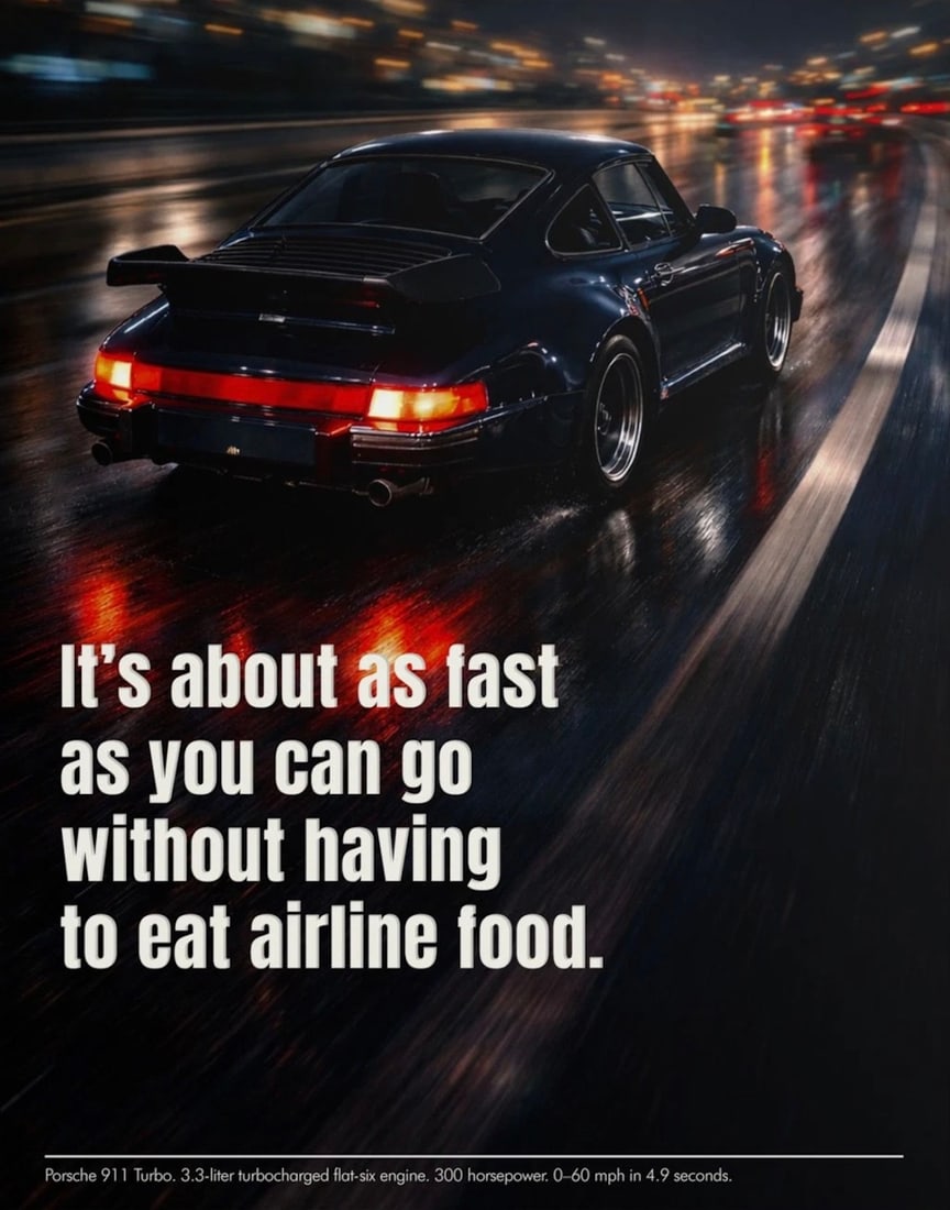 After Porsche Poster: Porsche Poster. Medium size. Not hand-signed unless otherwise stated. Photomechanical print after the artistâ€™s original work. Lots that contain nudity have been partially obscured i
