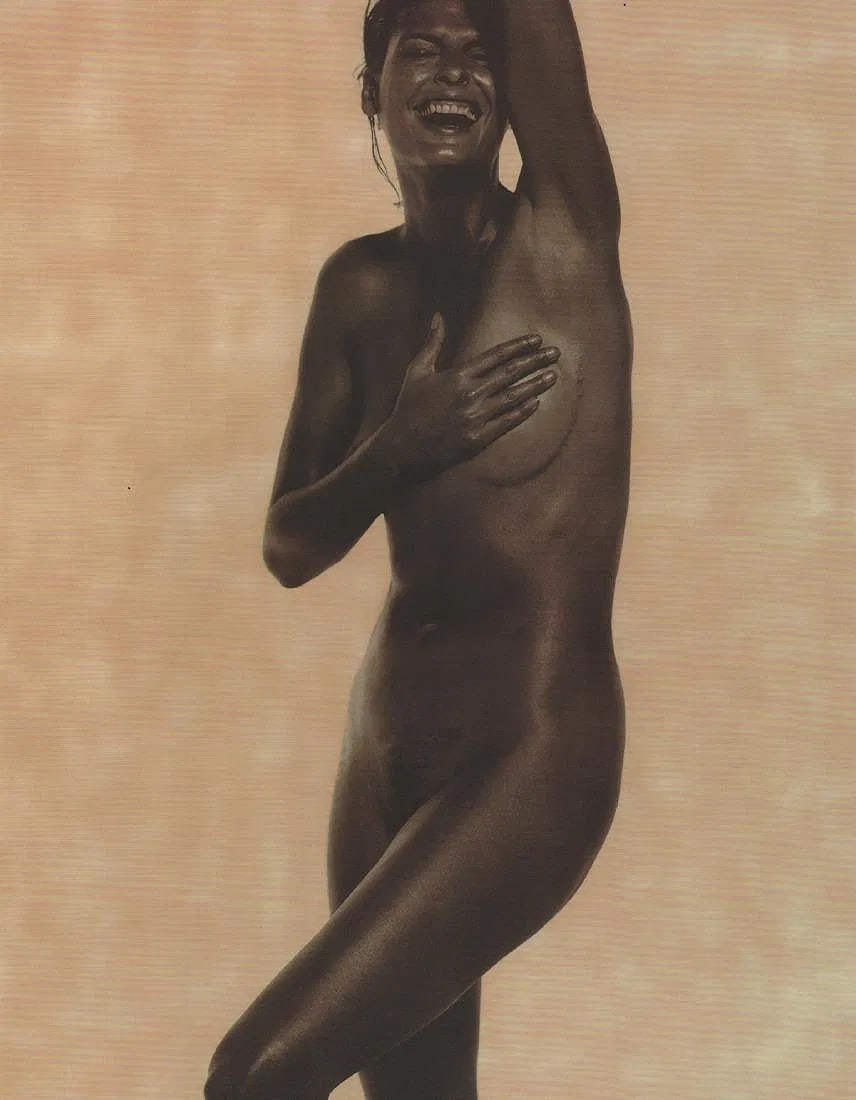 Karl Lagerfield (German, b. 1933) Print: Karl Lagerfield (German, b. 1933) Print. Linda Evangelista. Photogravure, Printed in 1997. 13.00 x 10.50 inches. From an edition of 5000. Unsigned and unnumbered. Not hand-signed unless otherwise
