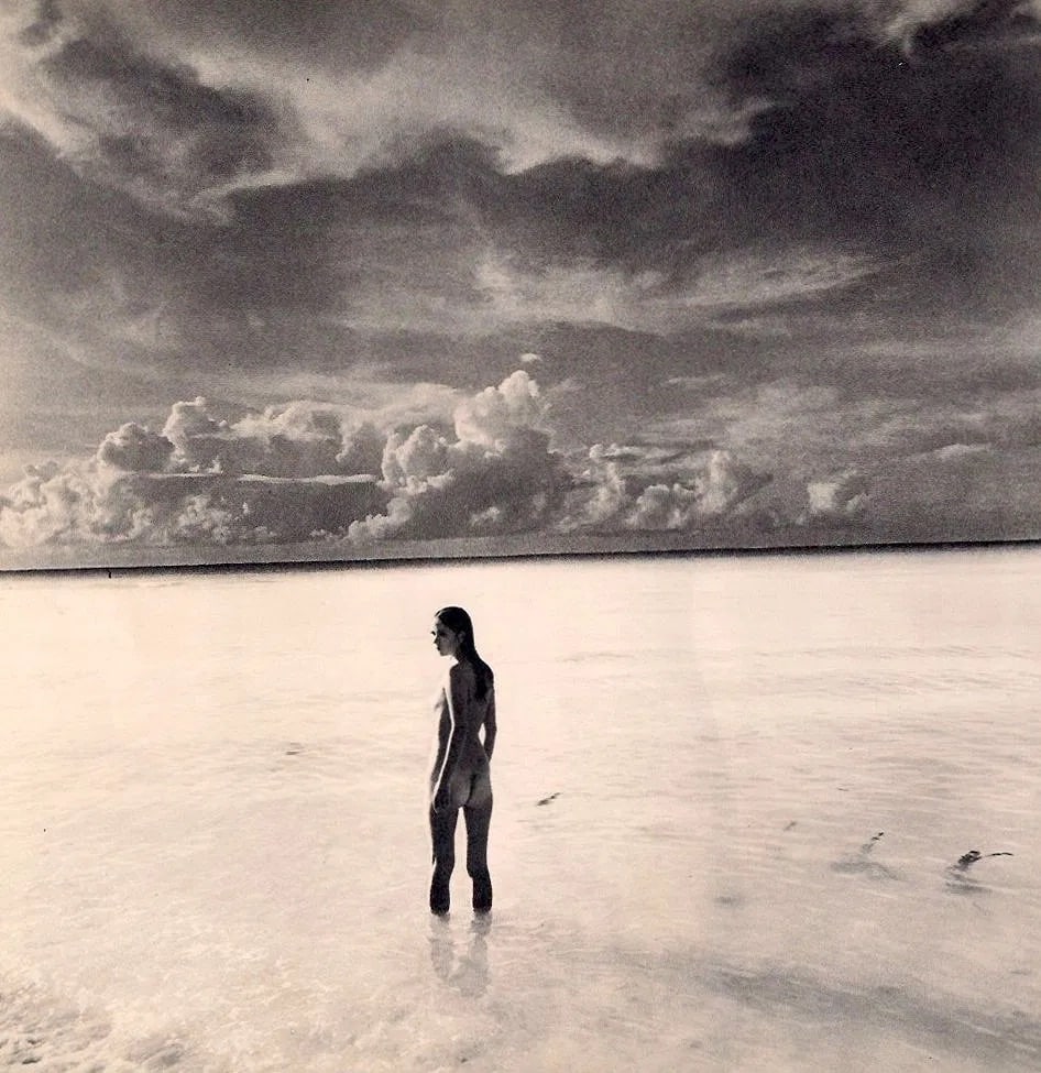 Yoshihiro Tatsuki (Japanese, b. 1949) Print: Yoshihiro Tatsuki (Japanese, b. 1949) Print. Nude, Beach. Photogravure, Printed in 1970, Japan. 10.00 x 10.00 inches. Not hand-signed unless otherwise stated. Lots that contain nudity have been