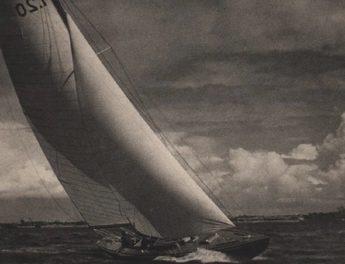 Leni Riefenstahl (German, 1902-2003 ) Print: Leni Riefenstahl (German, 1902-2003 ) Print. 8 Meter Class Winner. Photogravure, Printed in 1937, Germany. 7.50 x 5.50 inches. Not hand-signed unless otherwise stated. Lots that contain nudity have be