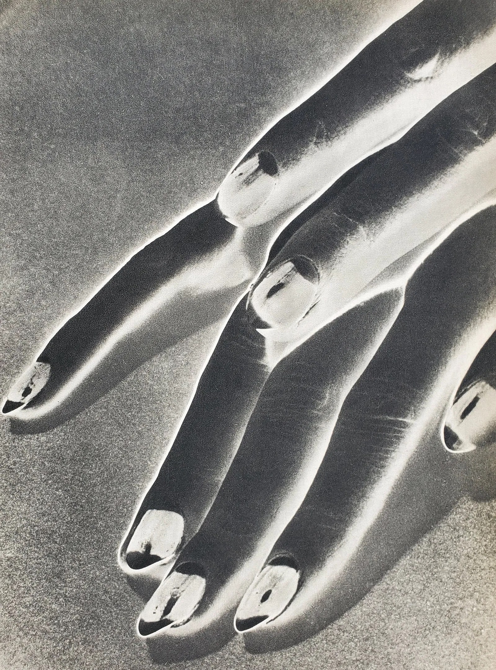 Man Ray (American, 1890-1976) Print: Man Ray (American, 1890-1976) Print. Contrasted Hands and Fingernails. Photogravure, Printed in 1934, France. 9.00 x 6.50 inches. Printed during the artistâ€™s lifetime. Not hand-sign