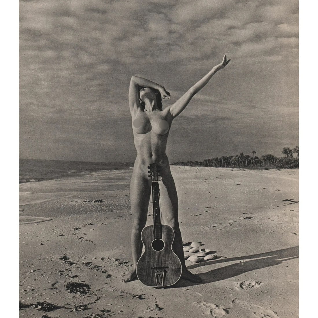 Andre de Dienes (Hungarian-American, 1913-1985) Print: Andre de Dienes (Hungarian-American, 1913-1985) Print. Nude. Photogravure, Printed in 1950s, France. 8.00 x 9.00 inches. Printed during the artistâ€™s lifetime. Not hand-signed