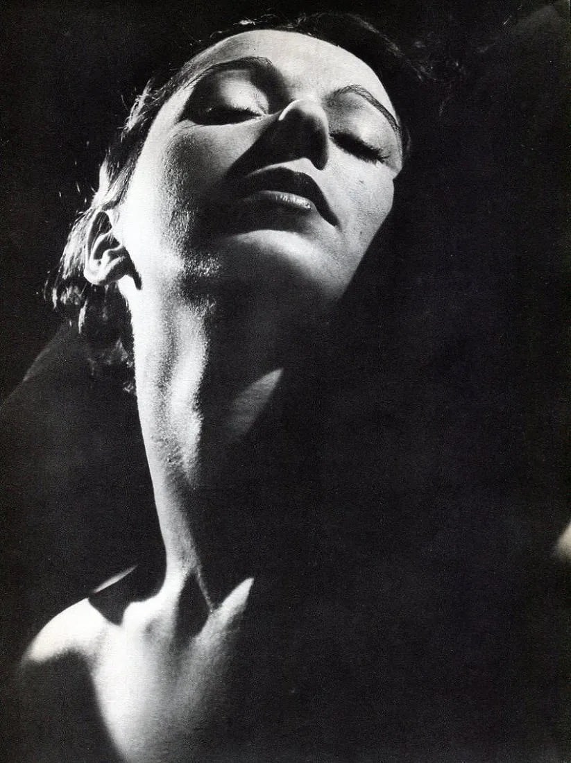 Georges Saad Print: Georges Saad Print. "Portrait - Nus". Printed in 1934. 9" x 11" inches. Not hand-signed unless otherwise stated. Photomechanical Print. Lots that contain nudity have been partially obscured in the