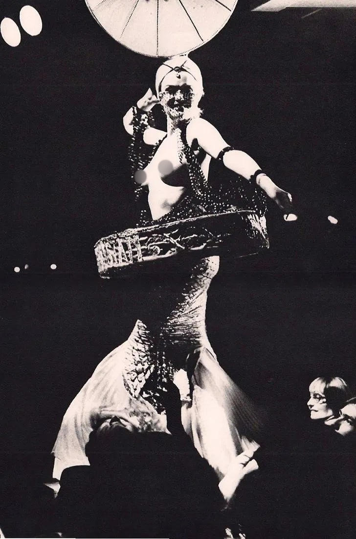 Ellen Von Unwerth (German, b. 1954) Print: Ellen Von Unwerth (German, b. 1954) Print. Paris Showgirl. Printed in 1995. 9 x 14 inches. Not hand-signed unless otherwise stated. Photomechanical Print. Lots that contain nudity have been partially