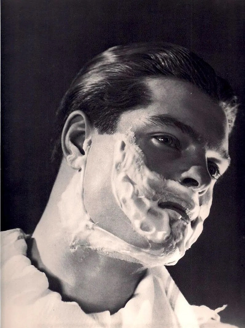 M. Coche (Studio Deberny-Peignot) Print: M. Coche (Studio Deberny-Peignot) Print. - Shave. Printed in 1932. 8" x 10" inches. Not hand-signed unless otherwise stated. Photomechanical Print. Lots that contain nudity have been partially