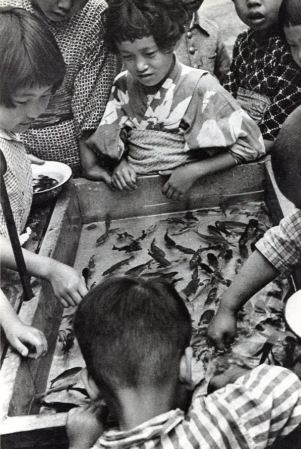 Ihei Kimura (Japanese, 1901-1974) Print: Ihei Kimura (Japanese, 1901-1974) Print. "The Fish Pond". Printed in 1934. 6" x 8" inches. Not hand-signed unless otherwise stated. Photomechanical Print. Lots that contain nudity have been partially 