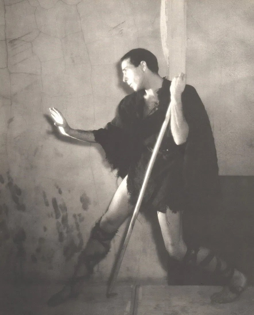 George Platt Lynes (American, 1907-1955) Print: George Platt Lynes (American, 1907-1955) Print. Jerome Robbins NYC Ballet, 1950. Printed in 1985. 10" X 12.5" inches. Not hand-signed unless otherwise stated. Photomechanical Print. Lots that contain