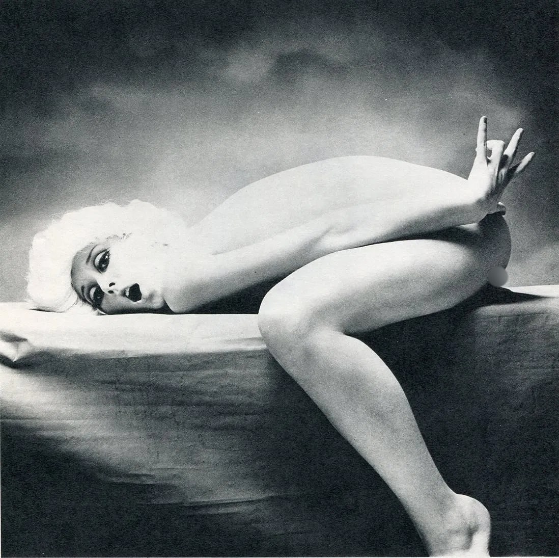 Yoshihiro Tatsuki (Japanese, b. 1937) Print: Yoshihiro Tatsuki (Japanese, b. 1937) Print. Nude. Printed in 1970. 7" x 7" inches. Not hand-signed unless otherwise stated. Photomechanical Print. Lots that contain nudity have been partially
