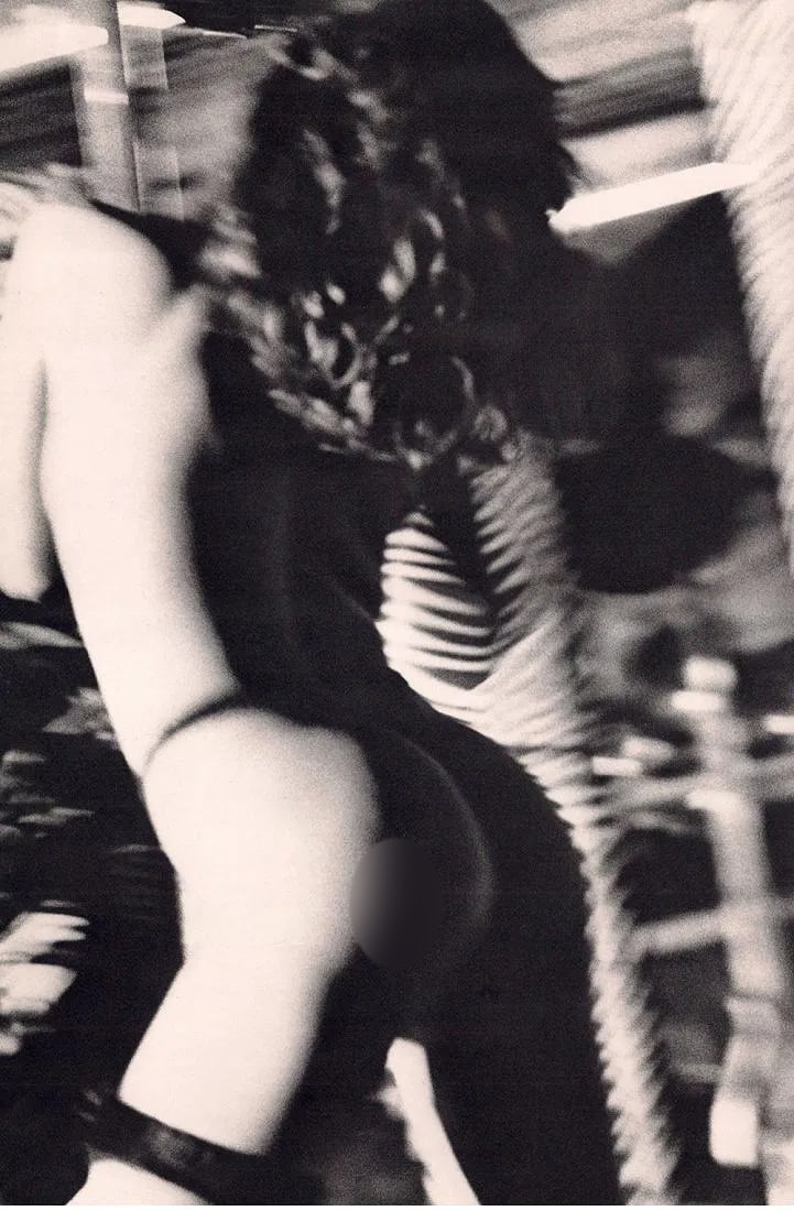Ellen von Unwerth (German, b. 1954) Print: Ellen von Unwerth (German, b. 1954) Print. Strip Tease Dancer, NY 93. Printed in 1995. 9 x14 inches. Not hand-signed unless otherwise stated. Photomechanical Print. Lots that contain nudity have been 