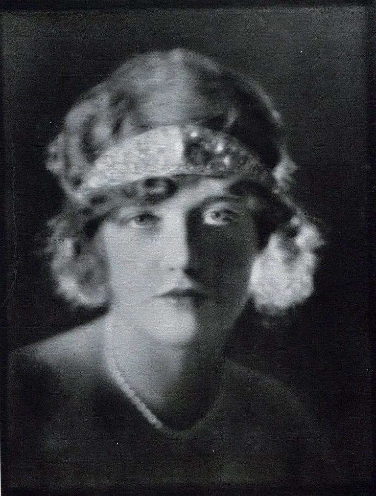 E. O. Hoppe (British, 1878-1972) Print: E. O. Hoppe (British, 1878-1972) Print. Marion Daviese. Printed in 1922. 4 x 5 inches. Not hand-signed unless otherwise stated. Photomechanical Print. Lots that contain nudity have been partially obsc