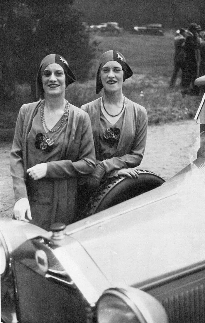 Jacques Henri Lartigue (French, 1894-1986) Print: Jacques Henri Lartigue (French, 1894-1986) Print. Dolly Sisters - Gravure. Printed in 1969. 6.5 x 10 inches. Not hand-signed unless otherwise stated. Photomechanical Print. Lots that contain nudity