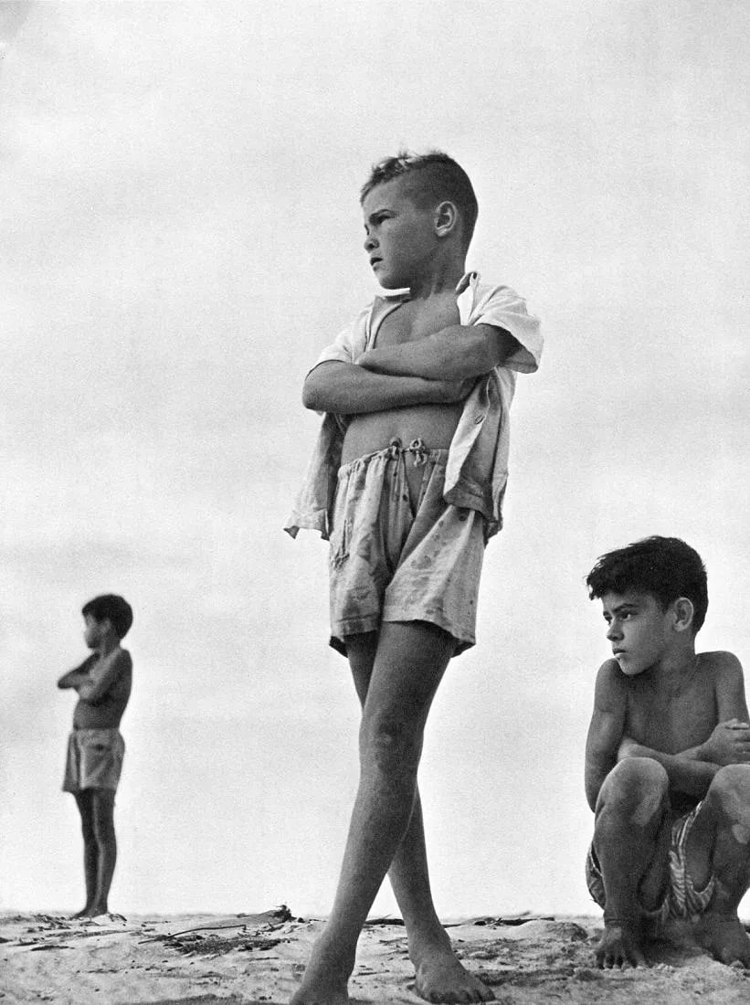 Francisco Albuquerque Print: Francisco Albuquerque Print. Kids, Sao Paulo Brasil. Printed in 1958. 9 x 11 inches. Not hand-signed unless otherwise stated. Photomechanical Print. Lots that contain nudity have been partially