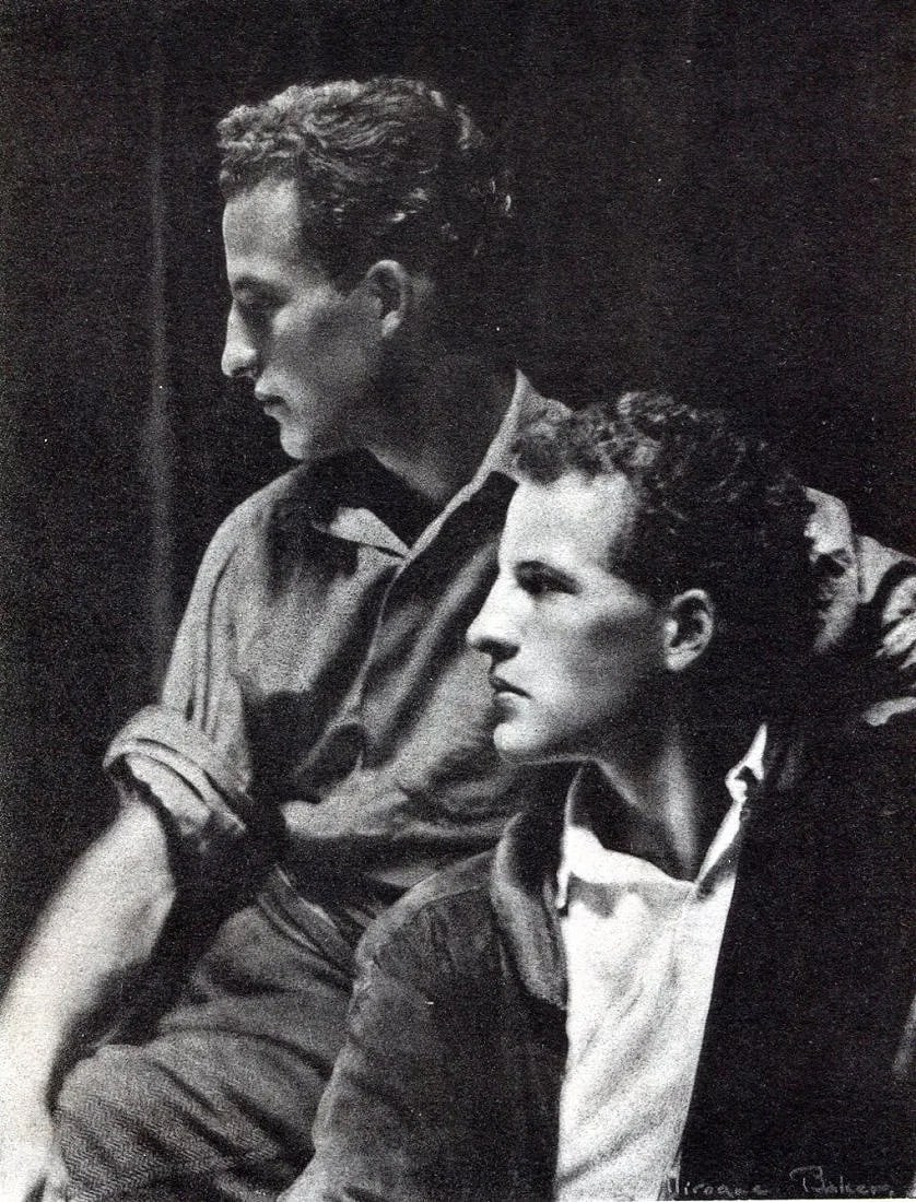 Viroque Baker (American, 1889-1980) Print: Viroque Baker (American, 1889-1980) Print. Brothers. Printed in 1926. 7 X 9.5 inches. Not hand-signed unless otherwise stated. Photomechanical Print. Lots that contain nudity have been partially
