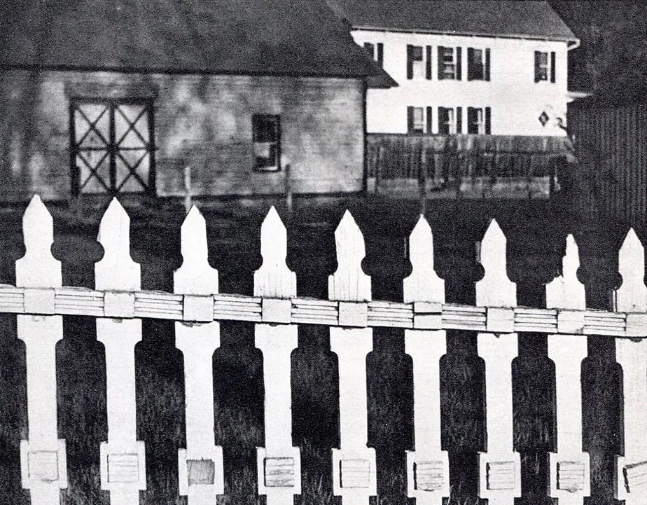 Paul Strand (American, 1890-1976) Print: Paul Strand (American, 1890-1976) Print. The White Fence (1919). Printed in 1964. 6.5 x 5 inches. Not hand-signed unless otherwise stated. Photomechanical Print. Lots that contain nudity have been par