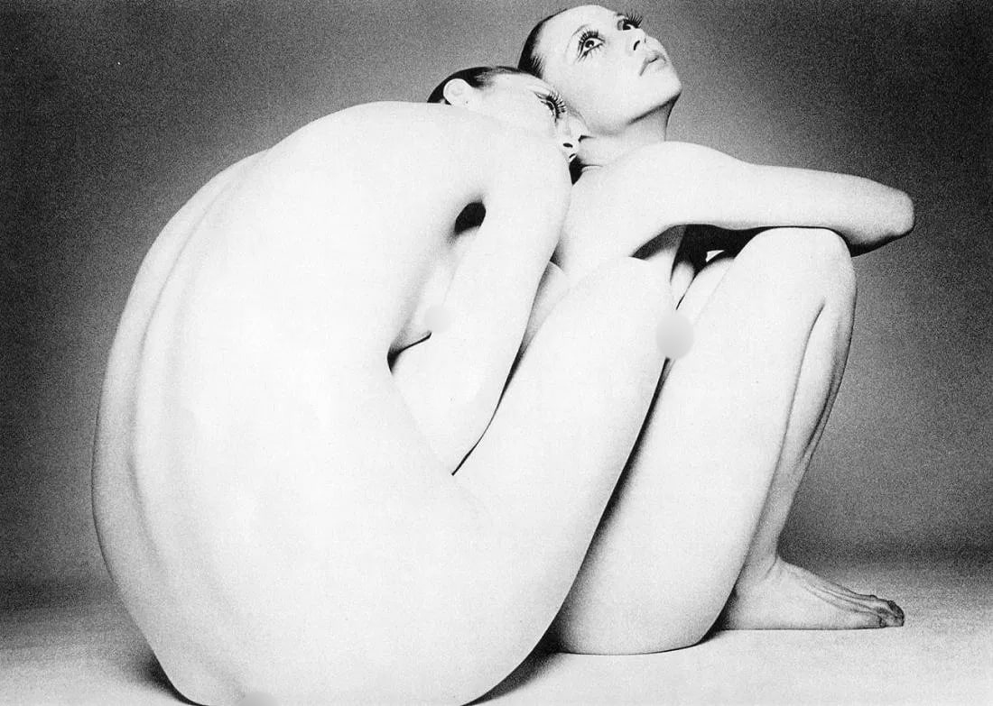 Kishin Shinoyama (Japanese, 1940-2024) Print: Kishin Shinoyama (Japanese, 1940-2024) Print. 2 Women - PhotoGravure. Printed in 1969. 7 x 5 inches. Not hand-signed unless otherwise stated. Photomechanical Print. Lots that contain nudity have been