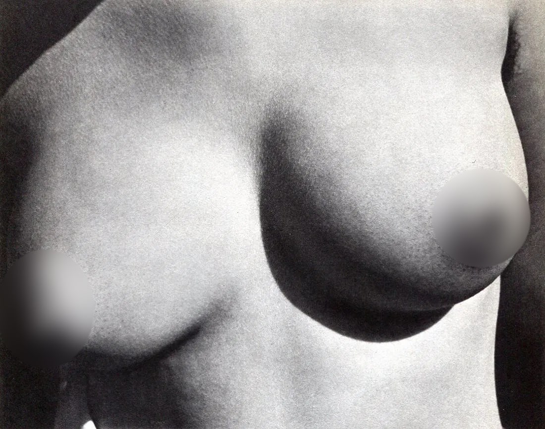 Yasuno Kuniyoshi (Japanese-American, 1889-1953) Print: Yasuno Kuniyoshi (Japanese-American, 1889-1953) Print. Breasts. Printed in 1936. 7.5 x 6 inches. Not hand-signed unless otherwise stated. Photomechanical Print. Lots that contain nudity have been