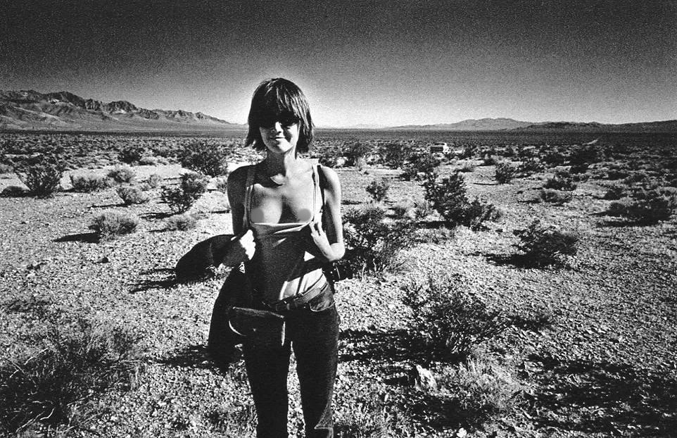 Jeanloup Sieff (French, 1933-2000) Print: Jeanloup Sieff (French, 1933-2000) Print. Barbara in Death Valley. Printed in 1982. 6 x 4 inches. Not hand-signed unless otherwise stated. Photomechanical Print. Lots that contain nudity have been par