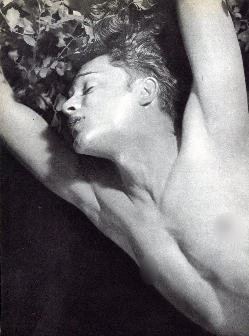 Laure Albin-Guillot (French, 1879-1962) Print: Laure Albin-Guillot (French, 1879-1962) Print. Male Nude Torso. Printed in 1937. 6 x 8 inches. Not hand-signed unless otherwise stated. Photomechanical Print. Lots that contain nudity have been