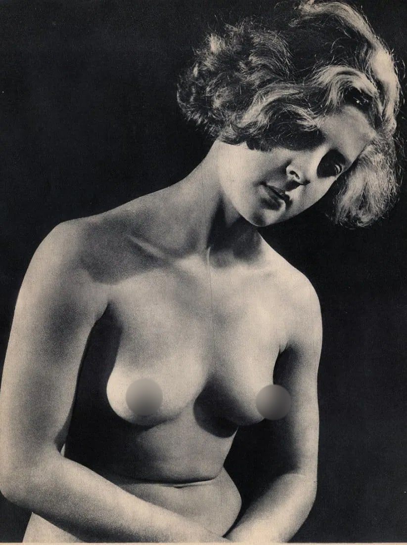 Ergy Landau (French, 1896-1967) Print: Ergy Landau (French, 1896-1967) Print. Assia Nude Torso. Printed in 1948. 9 x 12 inches. Not hand-signed unless otherwise stated. Photomechanical Print. Lots that contain nudity have been partially