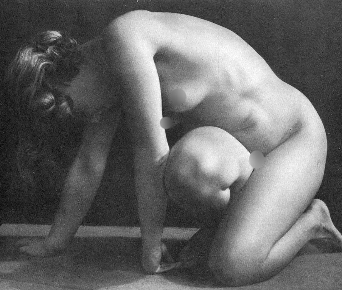 Ergy-Landau (French, 1896-1967) Print: Ergy-Landau (French, 1896-1967) Print. Assia Nude - gravure. Printed in 11949. 9 x 8 inches. Not hand-signed unless otherwise stated. Photomechanical Print. Lots that contain nudity have been