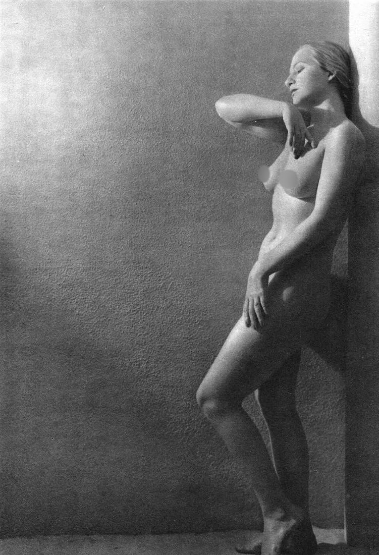 Laure Albin-Guillot (French, 1879-1962) Print: Laure Albin-Guillot (French, 1879-1962) Print. Nude - gravure. Printed in 1949. 8 x 12 inches. Not hand-signed unless otherwise stated. Photomechanical Print. Lots that contain nudity have been