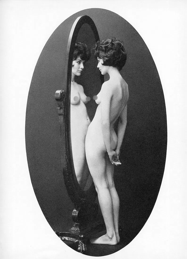 Paine Wingate (American, 1739-1838) Print: Paine Wingate (American, 1739-1838) Print. Mirror, Mirror - Gravure. Printed in 1966. 9 x 12 inches. Not hand-signed unless otherwise stated. Photomechanical Print. Lots that contain nudity have been