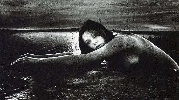 Rostislav Kostal (Czech, b. 1943) Print: Rostislav Kostal (Czech, b. 1943) Print. Nude in field - Gravure. Printed in 1975. 7 x 4.5 inches. Not hand-signed unless otherwise stated. Photomechanical Print. Lots that contain nudity have been