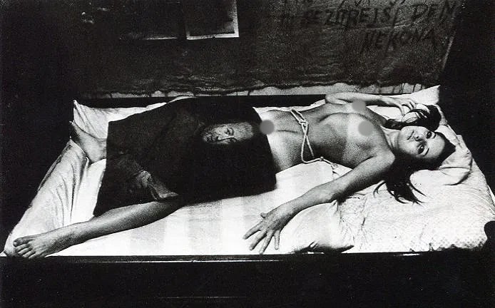Rostislav Kostal (Czech, b. 1943) Print: Rostislav Kostal (Czech, b. 1943) Print. Nude in Bed - Gravure. Printed in 1975. 7 x 4.5 inches. Not hand-signed unless otherwise stated. Photomechanical Print. Lots that contain nudity have been