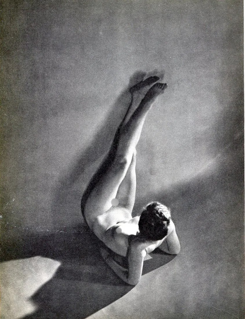 Martin Munkacsi (Hungarian, 1896-1963) Print: Martin Munkacsi (Hungarian, 1896-1963) Print. Female Nude - Gravure. Printed in 1951. 8 x 11 inches. Not hand-signed unless otherwise stated. Photomechanical Print. Lots that contain nudity have been 