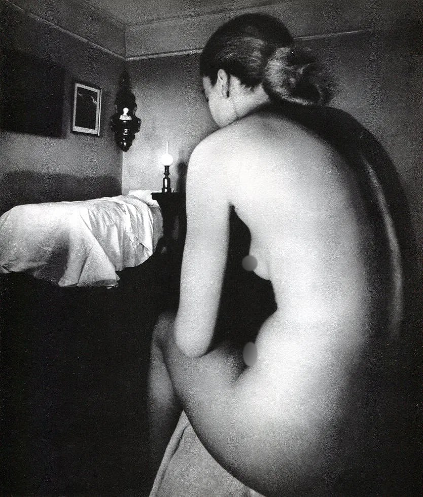 Bill Brandt (British, 1904-1983) Print: Bill Brandt (British, 1904-1983) Print. Distorted Nude - Gravure. Printed in 1961. 8 x 10 inches. Not hand-signed unless otherwise stated. Photomechanical Print. Lots that contain nudity have been