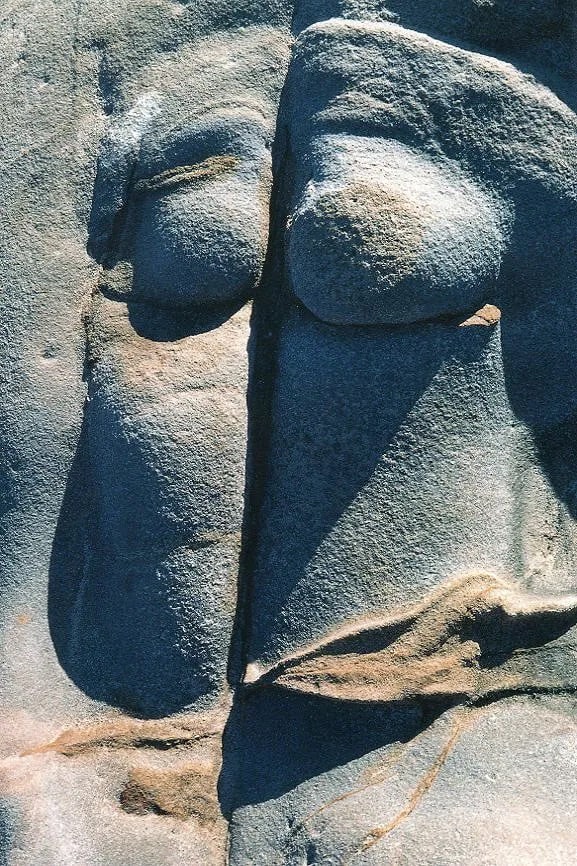 Lucien Clergue (French, 1934-2014) Print: Lucien Clergue (French, 1934-2014) Print. Rock Formations - Point Lobos. Printed in 1989. 6 x 9 inches. Not hand-signed unless otherwise stated. Photomechanical Print. Lots that contain nudity have