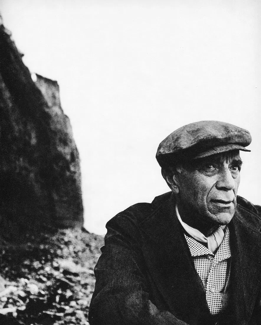 Bill Brandt (British, 1904-1983) Print: Bill Brandt (British, 1904-1983) Print. Georges Braque, Normandy - Gravure. Printed in 1966. 8 x 10 inches. Not hand-signed unless otherwise stated. Photomechanical Print. Lots that contain nudity hav