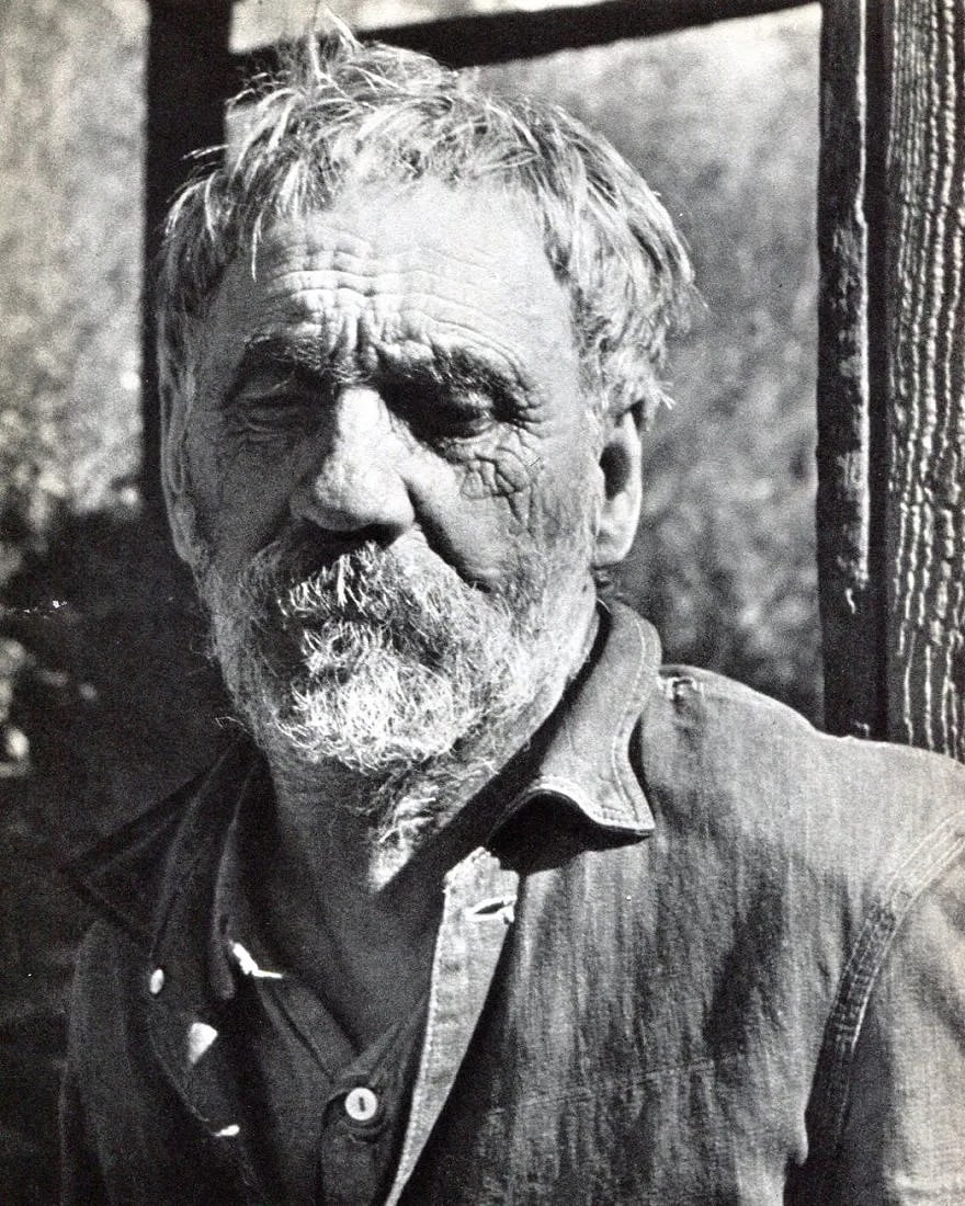 Arthur Rothstein (American, 1915-1985) Print: Arthur Rothstein (American, 1915-1985) Print. Old Man. Printed in 1936. 7 x 9 inches. Not hand-signed unless otherwise stated. Photomechanical Print. Lots that contain nudity have been partially obscu
