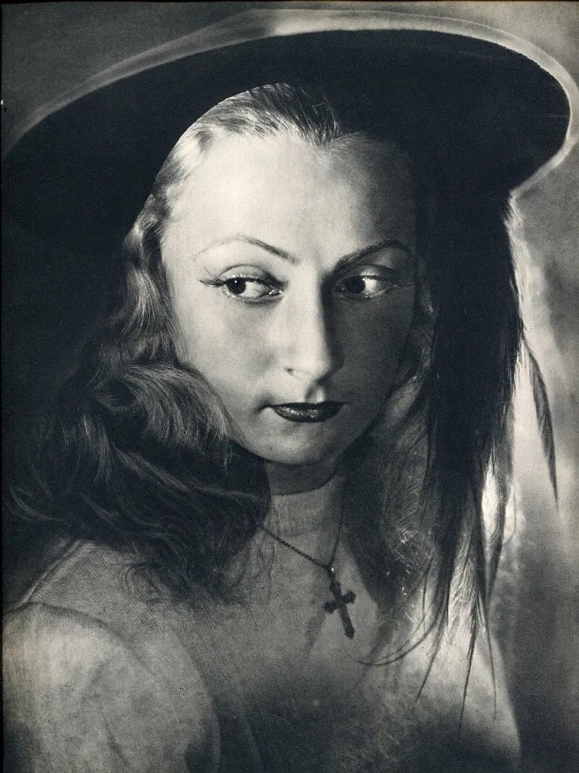 Paul Fachetti Print: Paul Fachetti Print. Young Woman - Vintage Gravure. Printed in 1947. 8 x 10 inches. Not hand-signed unless otherwise stated. Photomechanical Print. Lots that contain nudity have been partially obscure